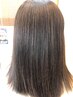 時間無い方ヘアカラーも同時に！カラー＋縮毛矯正＋前処理TR＋カット＋3TR