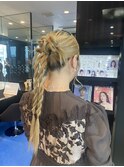 かち盛りヘアアレンジ