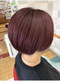 ブリーチ無しレッドパープル