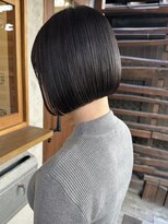 スクレ(s:;cre) ミニボブ切りっぱなしボブ丸みボブ内巻き"