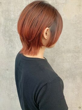 モリオ(morio) ウルフカットくびれショートボブルフエアリーカール20代30代40代