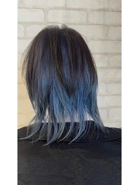 ビス ヘア アンド ビューティー 西新井店(Vis Hair＆Beauty) 20代30代40代イヤリングカラー耳掛け肩ラインストレート小顔