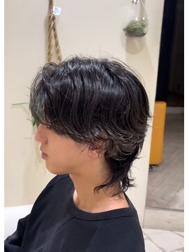 シアン 栄店(CYAN.) スタイリングが苦手な方におすすめ！ウルフパーマ