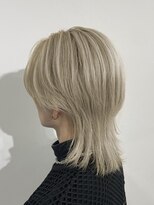 ザ アクネ 岡崎竜美丘店(THE ACNE)&nbsp;★メンズ，ブリーチ，ハイトーン，ホワイトベージュ，ウルフ