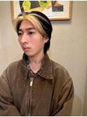 men's ブリーチハイライト×ショート