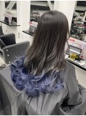 ブルーパープルグラデーションカラー