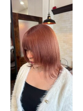 ボアップ 難波店(boappu) #ヘアカラー#レディースカット#ミディアムヘア