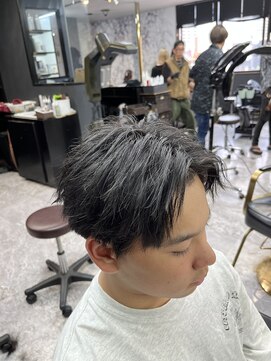 アローズ 久留米店(arose) メンズカット　アップバング　刈り上げ