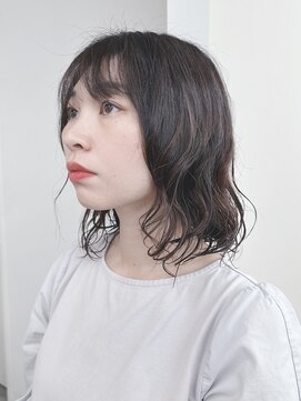 モリオ(morio) *ゆるふわパーマボブウェーブニュアンスパーマ大人ボブパーマ