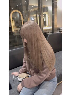 サロンドミルク 新百合ヶ丘店(salon de MiLK) ミルクティーベージュグレージュレイヤーカット新百合ヶ丘