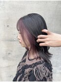 【インナーカラー】パープルレイヤー