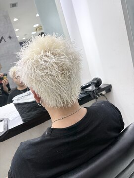 ネクスト 静岡店(NEXT) MEN'S HAIR/ブルーブラック/スペインカール/韓国マッシュ