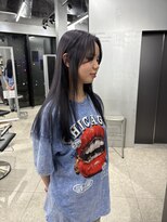 ペレ 梅田(PELE) ホワイトグレージュ/デジタルパーマ/チェリーブラウン/梅田