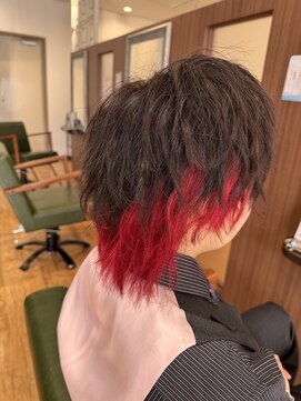 ヘアーズ マーブル(hairs MARBLE) ウルフ/インナーカラー/個性派/メンズライク