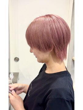 アモア(amoa) ハイトーンカラー/ショートボブ/ショートレイヤー/20代30代