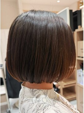 ティエナビューティー(TIENA BEAUTY) #ボブ#透明感カラー#ブラウンベージュ#天神