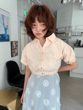 ペレ 原宿(PELE) 着物ヘア/大人ガーリー/ダークアッシュ/似合わせカット/原宿