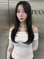 アイヴァン(AIVAN) ダークアッシュ/ダークグレージュ/シャギーカット l