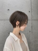 シャワー(SHOWER)&nbsp;ショートレイヤー、耳掛け、ブリーチなし、顔周りレイヤー