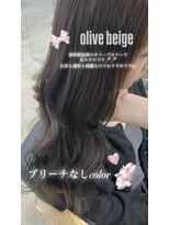 ビーヒアナウ N゜03 金沢駅西店(BE HERE NOW)&nbsp;【韓国ヘア/レイヤーカット/オリーブカラー】