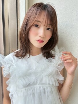 カバーヘア ブリス 大宮西口(COVER HAIR bliss) くびれヘア×ピンクブラウン/20代30代/艶髪大人可愛い◎ｐ大宮