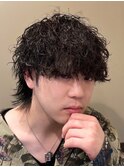 ウルフカット × ツイストスパイラル 