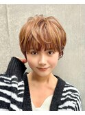 ショート髪質改善透明感カラー