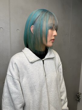 レオクマ 長野(REOKUMA) 183. 似合わせカット/デザインカラー/ブリーチ/顔周り