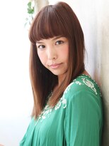 リノヘア プラス 関内店(RINO hair＋)&nbsp;ＲＩＮＯ関内店　短めバング✩ストレートスタイル
