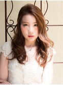 【かきあげ前髪】&【大人愛されウエーブ】