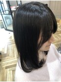 大人グレージュのミディアムスタイル☆担当 副店長 川上功介