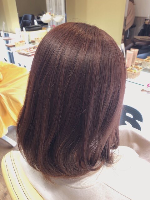 春にもオススメのヘアカラー！フェミニティーピンク！