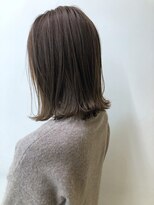 ヘアーポケット リタ(HAIR POCKET ritta) 切りっぱなしロブ　×  アッシュベージュ