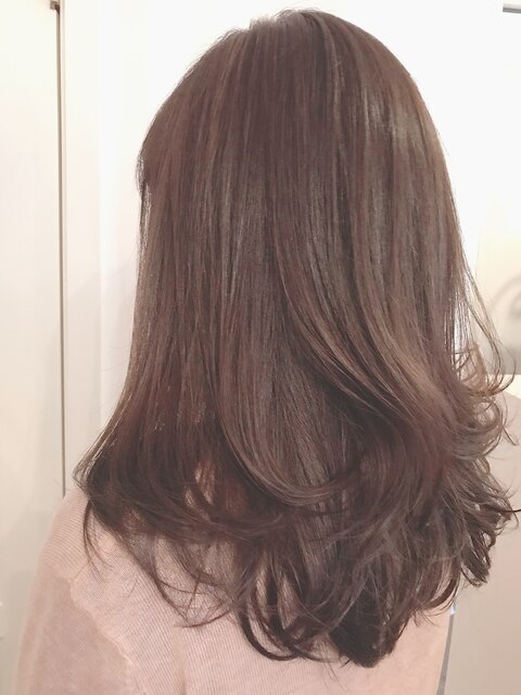 【BLUEFAIRY】ミディアムヘア★艶髪ブラウンヘア