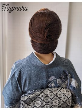 タグマル 髪が短い方の☆和装シニヨン☆