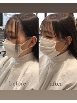 アリーズ(ALLYS) 横顔が綺麗に見えるサイドバング♪@rrchimu