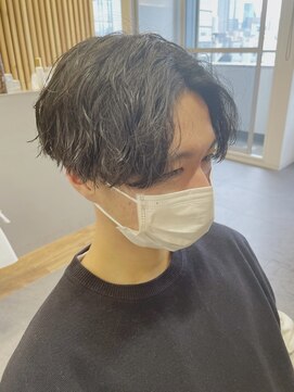 メンズヘアトーキョー(MEN'S HAIR TOKYO) 波打ちセンターパート/ツーブロック