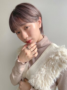 テラス 茨木(Terrace) ヌーディーカラー　ラベンダーアッシュ　美シルエットショート