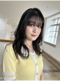 ミディアム/ロング/前髪カット/似合わせカット/10代/20代/30代