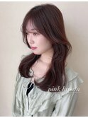 ピンクブラウン ダメージレスカラー 奈良大和八木 20代30代
