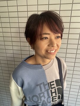 ヘアアンドスペース ベロン(hair&space velon) インナーカラーショート