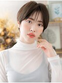 アッシュオリーブ小顔ミニボブクールショートa上尾20代30代40代