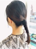 タイトヘアアレンジ