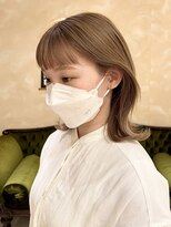 ミディアムヘア/パツっと/ボブ/切りっぱなし/有楽町銀座