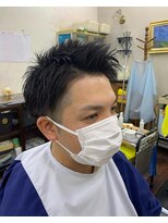 バーバーショップヒーロー 八王子店(BARBER SHOP HERO) アップバング