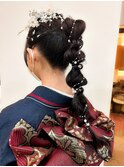 成人式編み下ろしスタイル