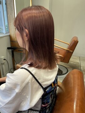 カーメラ(CAMERA) ピンクオレンジストレート