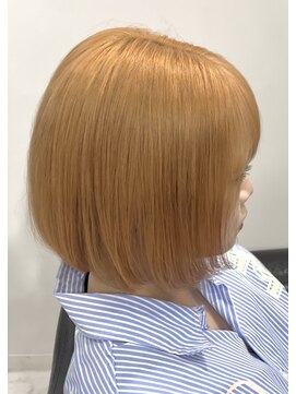 ザ アクネ 岡崎竜美丘店(THE ACNE) ＊ペールオレンジ/ハイトーン/ブリーチ/髪質改善トリートメント