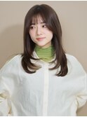 ミニウルフ/くすみブルー/テラコッタ/インナーハイライト[新宿]