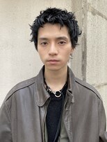 ホネン(honen)&nbsp;薬院大通メンズカットスペインカールスパイラルパーマ韓国men's